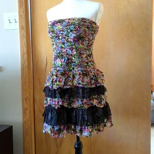 ◾💗strapless 100% synthetic dress💗◾